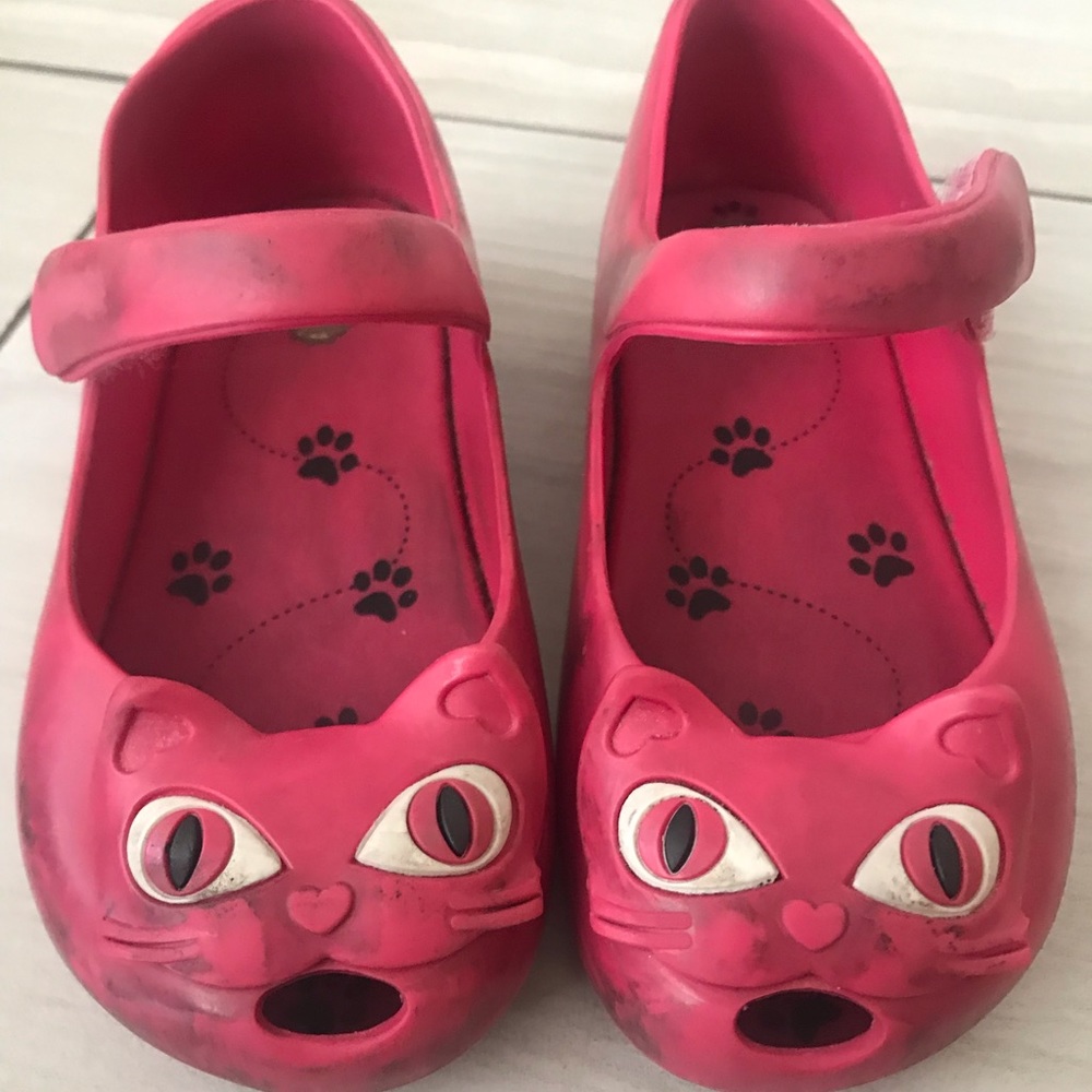 Mini melissa cat shoes